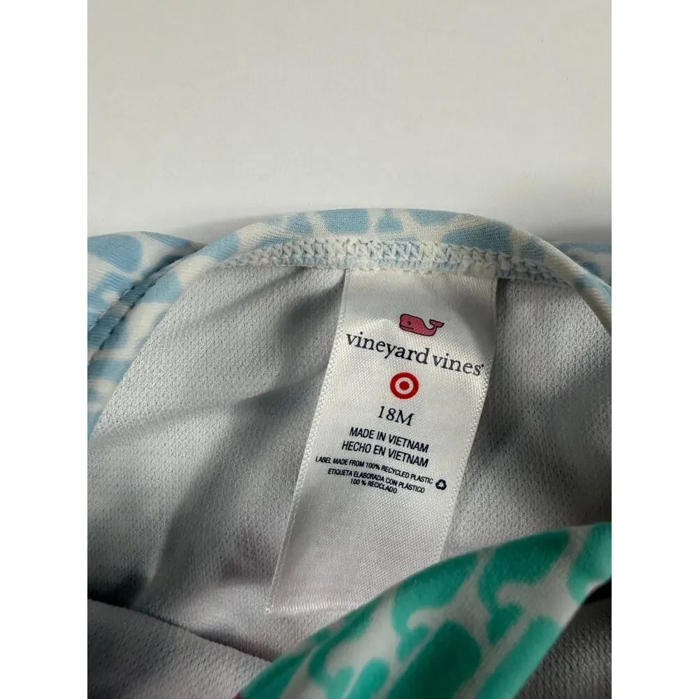 Vineyard Vines for Target Patchwork Whale One-Piece Swimsuit 18 months